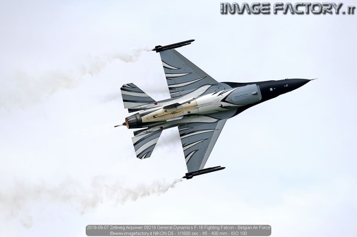 2019-09-07 Zeltweg Airpower 09218 General Dynamics F-16 Fighting Falcon - Belgian Air Force